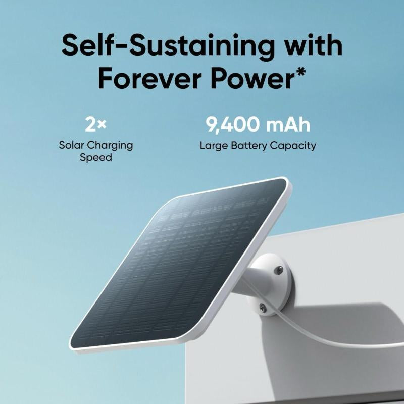 Wireless 2K Outdoor Solar Security Camera