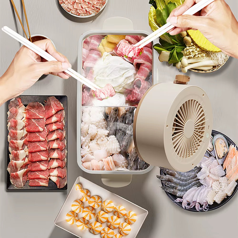 Clear the Air Instantly Cook Freely Without the Smoke Portable Power for a Cleaner Kitchen