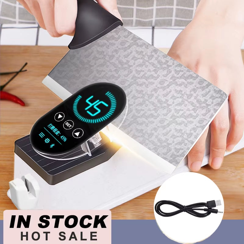 Electric Knife & Scissor Sharpener – Fast, Safe, and Effortless Precision